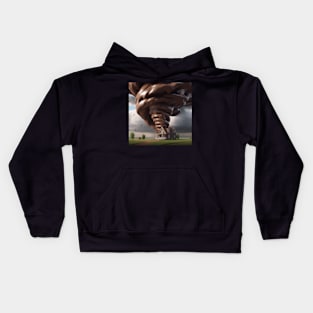 A Tornado Made Of Chocolate Kids Hoodie